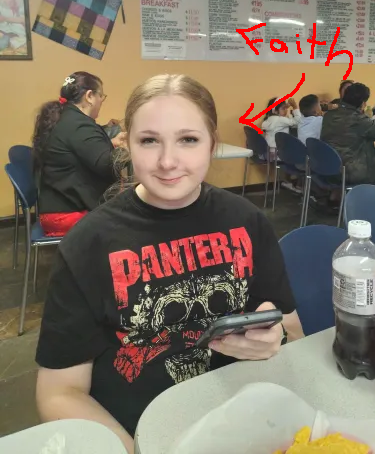 faith in the restaurant