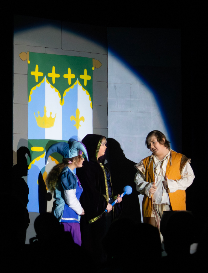Once Upon a Mattress 6 (wizard & minstrel scene)